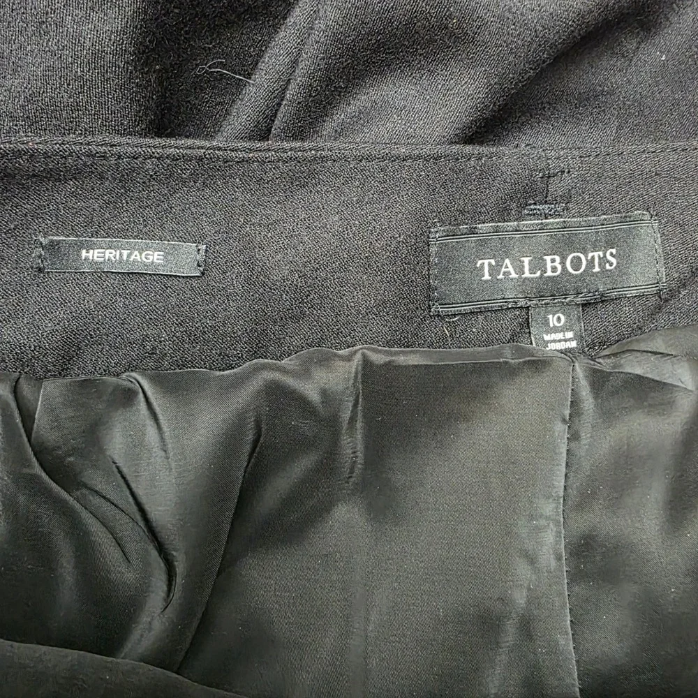 Talbots‎ Heritage Gray Wool Career Dress Pants Trousers Size 10 - Picture 7 of 8